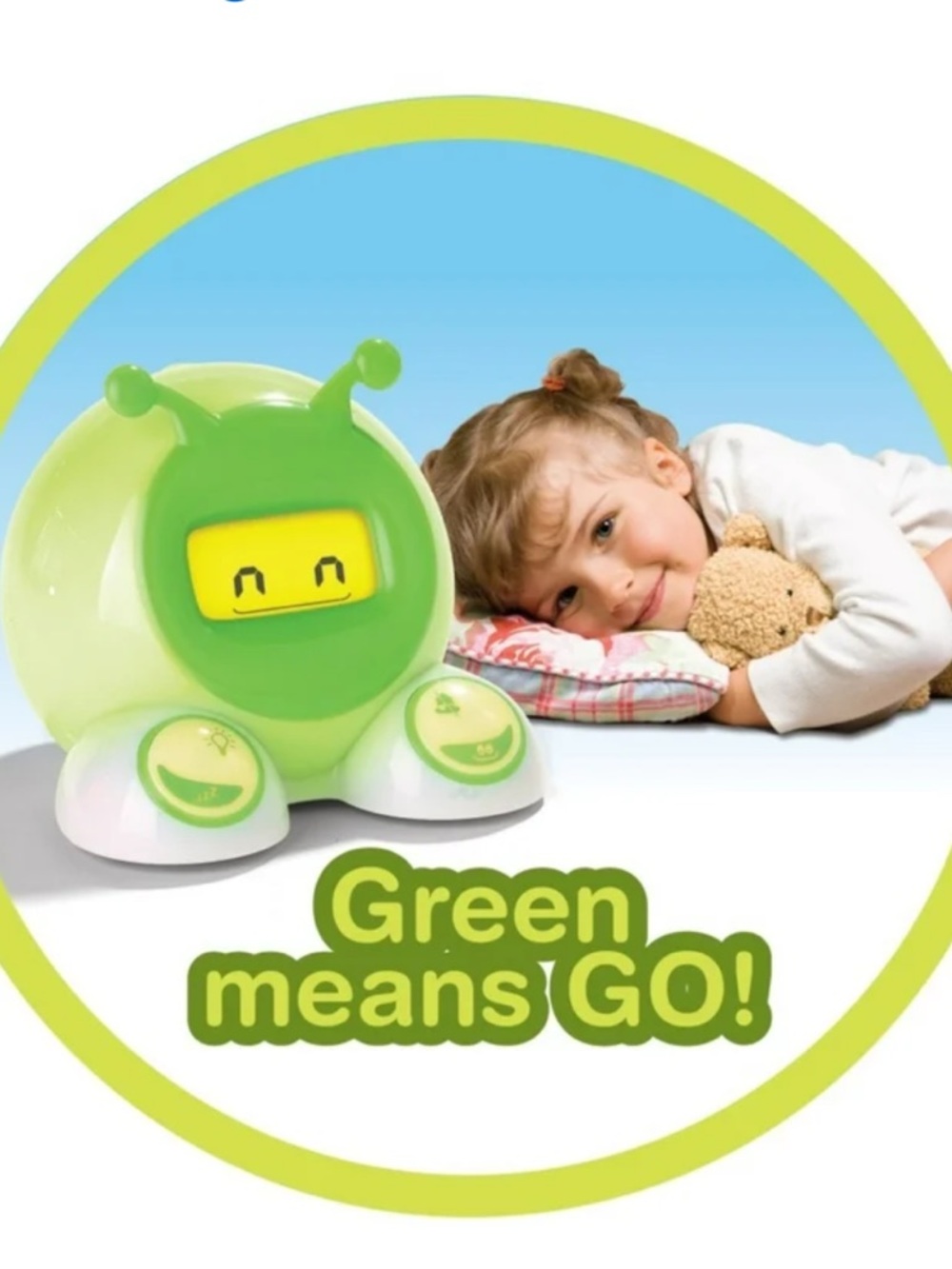 Mirari Kids Ok To Wake Green Digital Clock